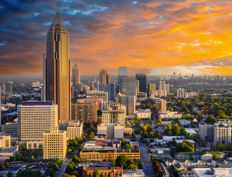 Atlanta city skyline