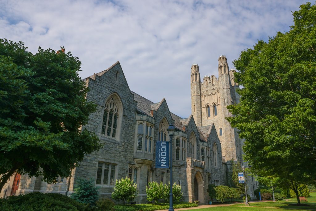 UConn Law School during the summer