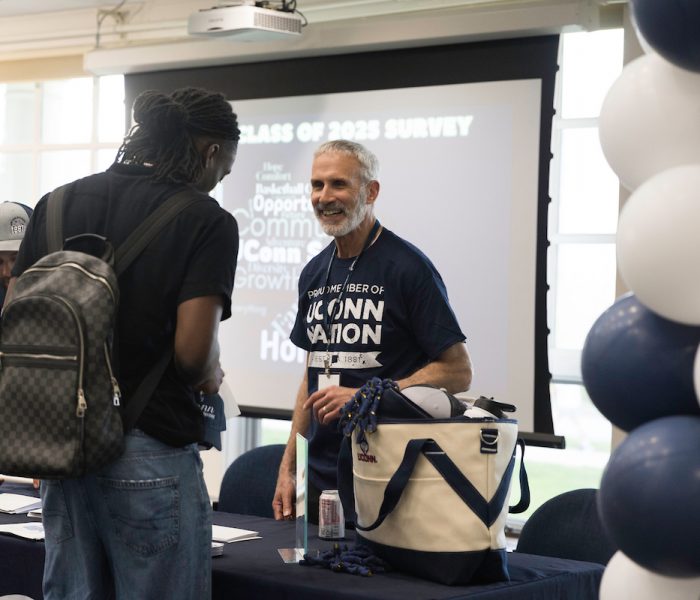 Senior Send-off Image of UConn Seniors at the Annual Senior Sendoff
